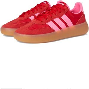 Adidas Women's Red and Pink Casual Sneakers